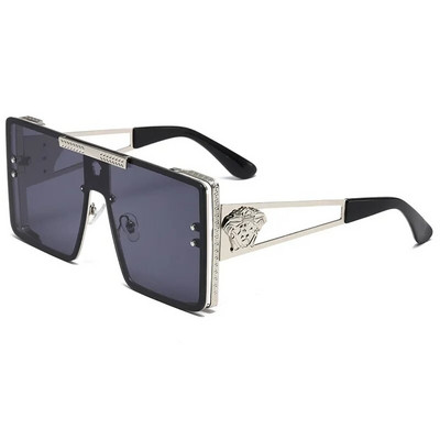 2023 Modern Personality Square Big Cool Sunglasses Fashion Men Women Retro Luxury Design Sun Glasses Oculos De Sol UV400