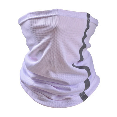 Sport în aer liber eșarfă tub Bandana rezistent la vânt reflectorizant pentru ciclism pe timp de noapte husă pentru față mască de călărie pentru motocicletă, încălzitor de gât respirabil