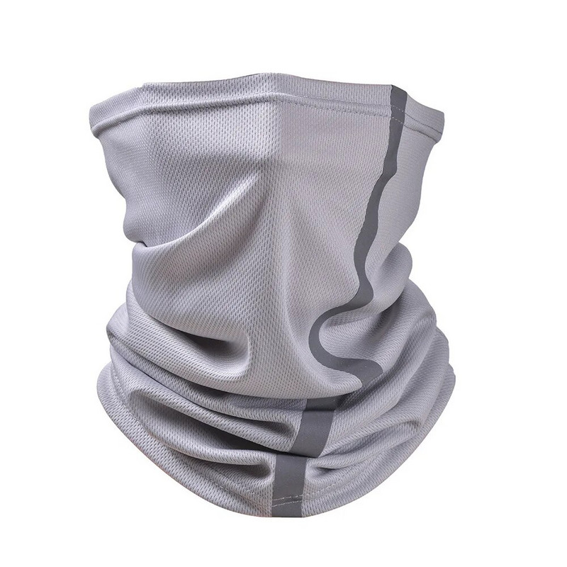Υπαίθριος αθλητικός κασκόλ Σωλήνας Bandana αντιανεμικό ανακλαστικό κάλυμμα προσώπου ποδηλασίας νύχτας Μάσκα ιππασίας μοτοσικλέτας Αναπνεύσιμος λαιμός