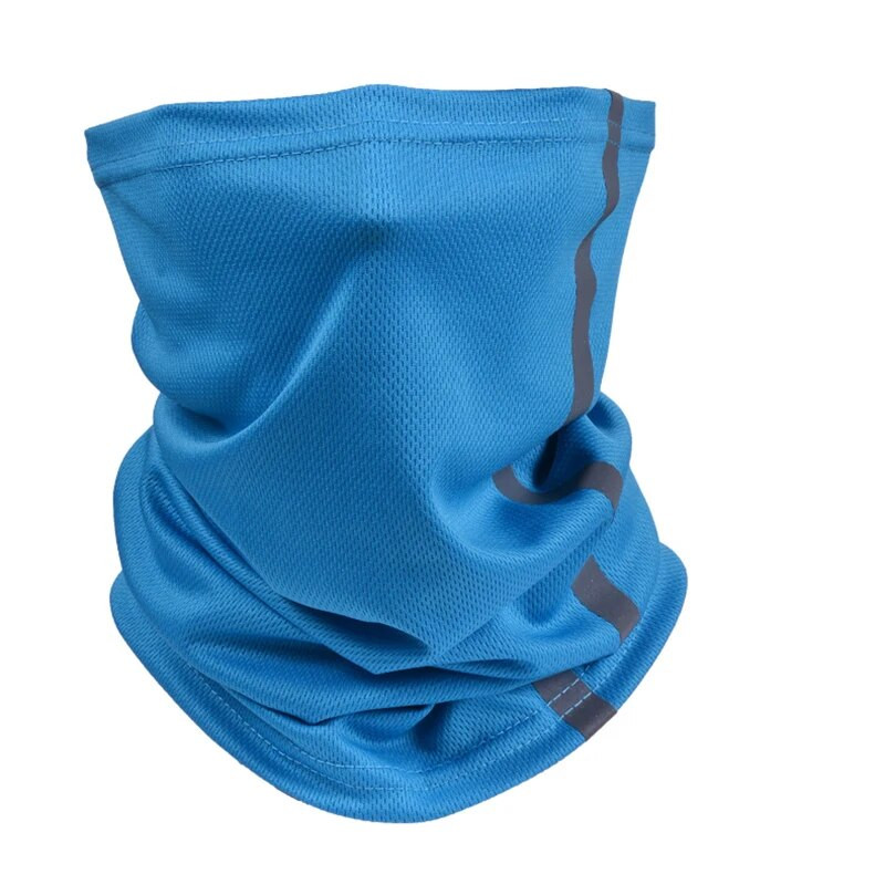 Υπαίθριος αθλητικός κασκόλ Σωλήνας Bandana αντιανεμικό ανακλαστικό κάλυμμα προσώπου ποδηλασίας νύχτας Μάσκα ιππασίας μοτοσικλέτας Αναπνεύσιμος λαιμός