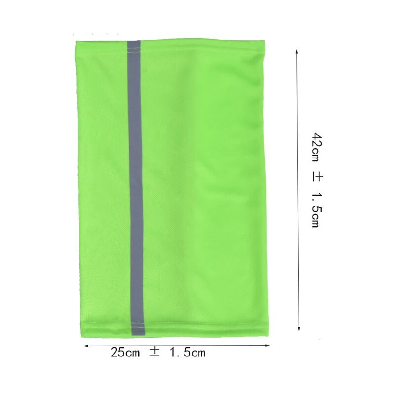 Υπαίθριος αθλητικός κασκόλ Σωλήνας Bandana αντιανεμικό ανακλαστικό κάλυμμα προσώπου ποδηλασίας νύχτας Μάσκα ιππασίας μοτοσικλέτας Αναπνεύσιμος λαιμός