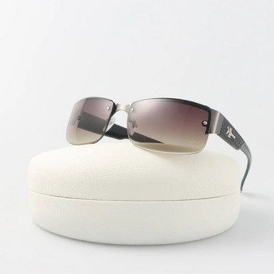 Vintage γυαλιά ηλίου Semi Rimless Γυναικεία επώνυμη σχεδιάστρια γυαλιά ηλίου ντεγκραντέ Γυναικεία μόδα ρετρό ορθογώνιες αποχρώσεις Oculos De Sol