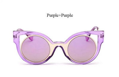 CandisGY Round Small Fashion Women Brand Designer Size Mirror Cateye Sunglasses Party Vintage Beach Lady Sunglasses