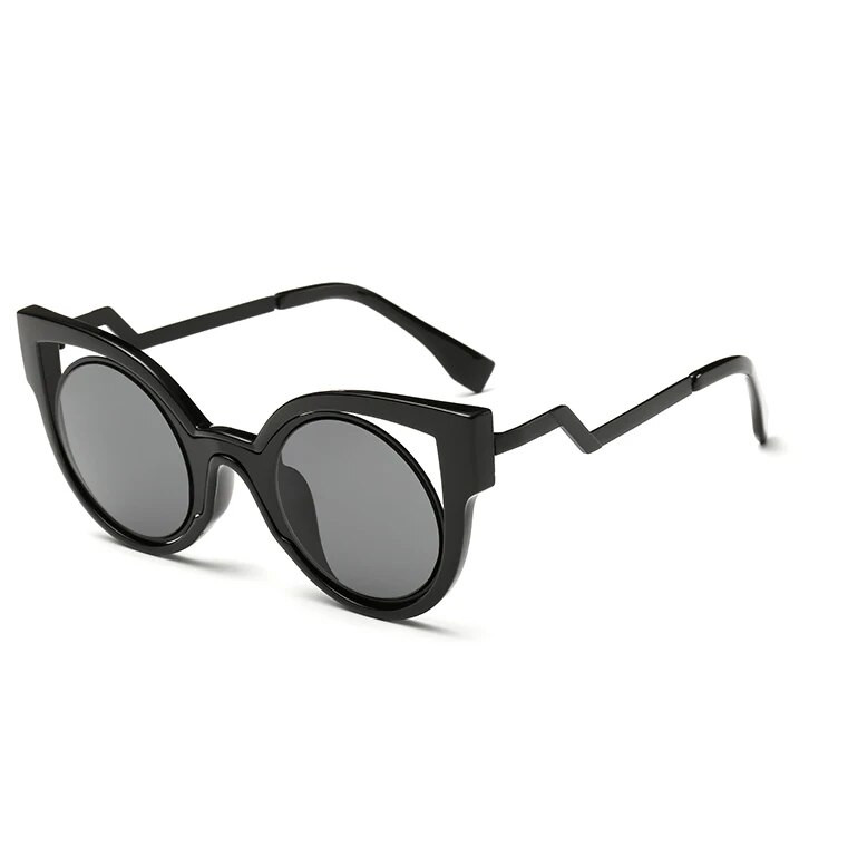 CandisGY Round Small Fashion Women Brand Designer Size Mirror Cateye Sunglasses Party Vintage Beach Lady Sunglasses