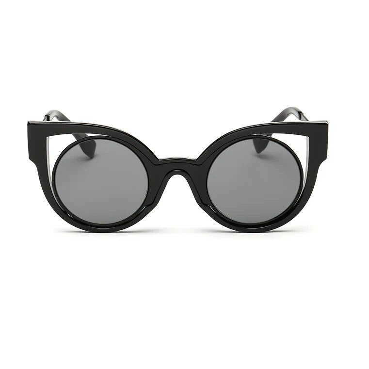 CandisGY Round Small Fashion Women Brand Designer Size Mirror Cateye Sunglasses Party Vintage Beach Lady Sunglasses