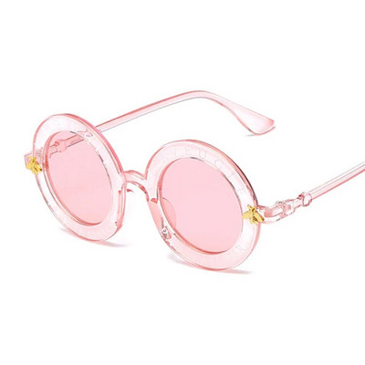Ochelari de soare rotunzi negri, sexy, retro, femei, designer de marcă, litere englezești, ochelari de soare, cerc de albină, modă pentru femei, ochelari