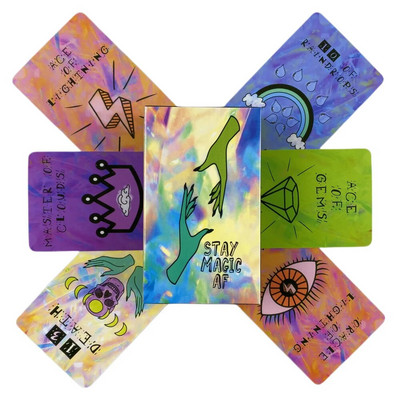 Pachetul de cărți de tarot cu anatomie antică în engleză, magie sexuală, oracol, divinație, soartă, petrecere în familie, joc de masă