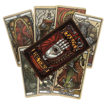 Golden Dore Botticelli Tarot Cards Divination Deck English Versions Edition Oracle Board Playing INK Table Game For Party