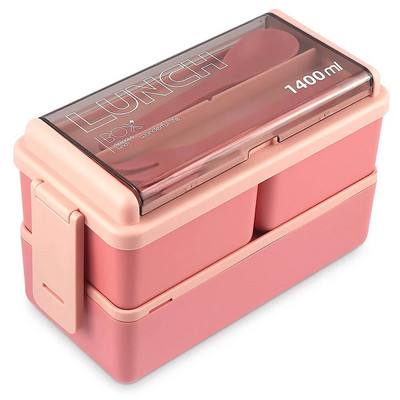 Bento lõunakarbi virnastatav 49 OZ Bento kast täiskasvanutele Ki lõunasöögikonteinerite lekkekindel täiskasvanutele mõeldud Bento kast eemaldatavate lahtritega