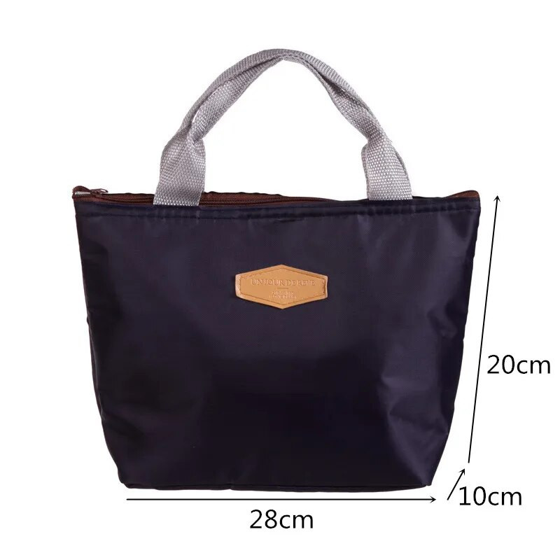 Kaasaskantav söögikott veekindel isolatsioonikott pikniku lõunakarbi hoiukott Kaasaskantav Bento kott 6 värvi koolitoidu hoiukotid