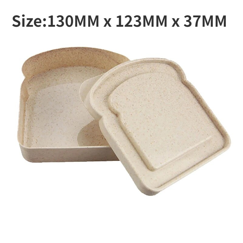 Kutija za pohranu sendviča Kutija za ručak od bambusovih vlakana Kutija za pohranu hrane Kutija za ručak u mikrovalnoj pećnici za višekratnu upotrebu Spremnik za pohranu hrane Kutije za sendviče