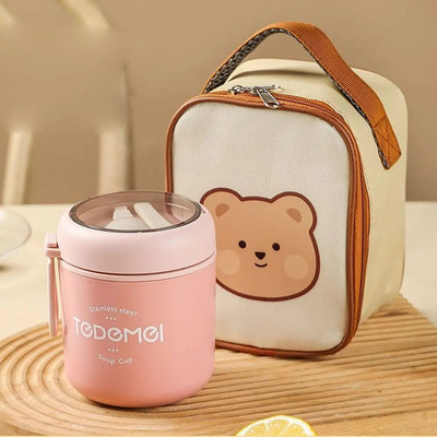 Kaasaskantav hommikusöögitass Multifunktsionaalne kaerahelbetass Teraviljapähklijogurtikruus Suupistetass Mikrolaineahi kaanega Lusikasupitops