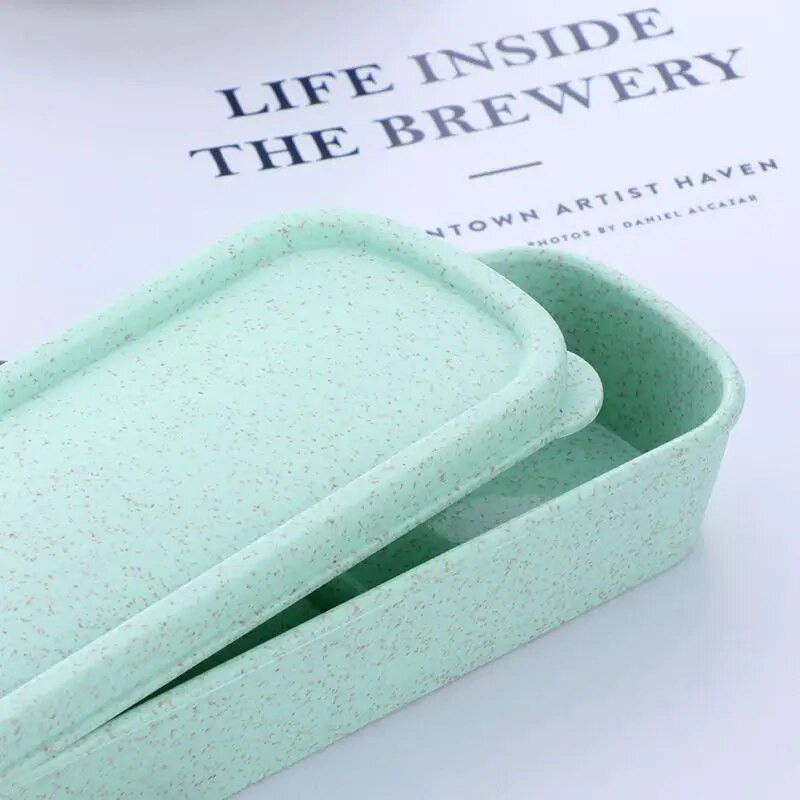 1 kom prijenosna kutija za pribor za jelo za odrasle velikog kapaciteta Pp materijal za večere u divljim kampovima Ručna kutija za pribor za jelo