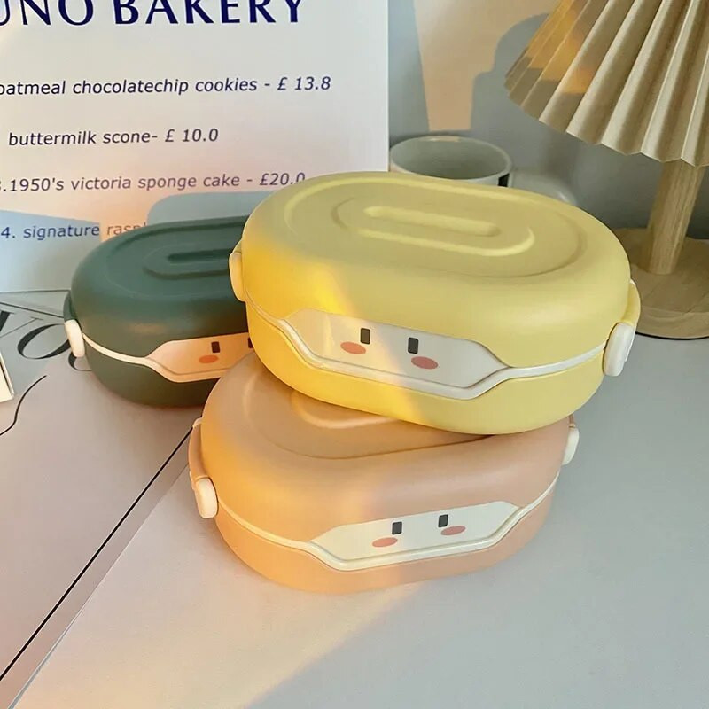 780 ml slatka Bento kutija za ručak Kawaii za djecu školsku djecu Japanski stil Dječji vrtić Plastična kutija za kruh Sendvič za hranu