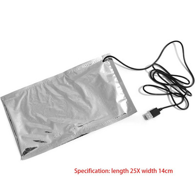 USB termostatska ploča za očuvanje topline Izolacijska vrećica za torbu za ručak Kutija za ručak DIY Termalni jastučić za grijanje Grijaća ploča za hranu