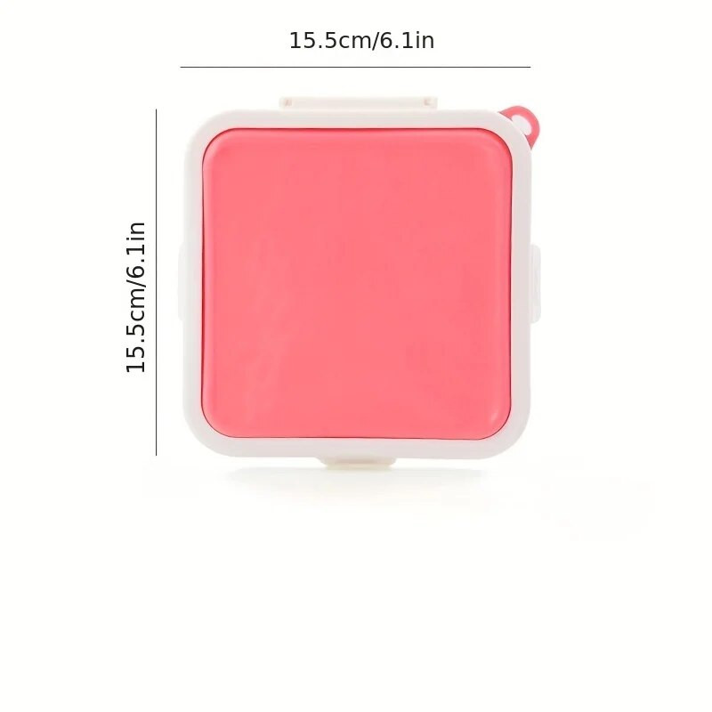 Plastična kutija za ručak velikog kapaciteta za sendviče s poklopcem - savršena za piknike na otvorenom i grijanje obroka!