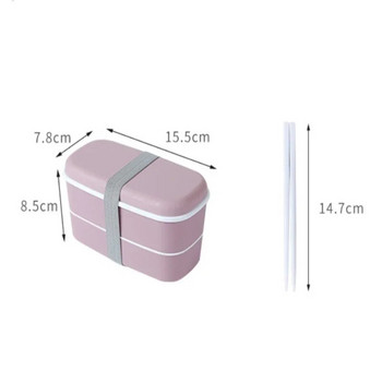 2022 Прост стил Многослойна японска бенто кутия Преносима външна херметична кутия за обяд Контейнер за храна Кухненски аксесоари Посуда