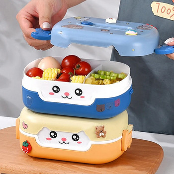 Нова сладка кутия за обяд Bento Kawaii за деца Училищни деца Японски стил Детска градина Детска кутия за сандвич с хляб Преносима