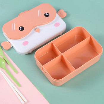 Κουτί μεσημεριανού φαγητού School Kids Bento Ορθογώνιο στεγανό πλαστικό anime Φορητό δοχείο φαγητού φούρνου μικροκυμάτων Σχολικό κουτί μεσημεριανού γεύματος για παιδιά