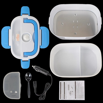 Sööginõud Kiirsoojendus Toidukonteiner Reisimine Autosoojendus Bento Box Toidusoojendaja Elektriline Soojendusega Lõunakast 12V 220V EU Pistik