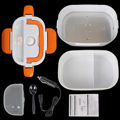 Sööginõud Kiirsoojendus Toidukonteiner Reisimine Autosoojendus Bento Box Toidusoojendaja Elektriline Soojendusega Lõunakast 12V 220V EU Pistik