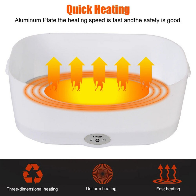 Sööginõud Kiirsoojendus Toidukonteiner Reisimine Autosoojendus Bento Box Toidusoojendaja Elektriline Soojendusega Lõunakast 12V 220V EU Pistik