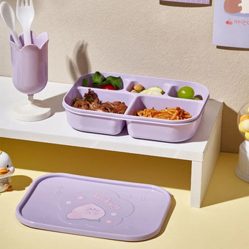 Κουτί μεσημεριανού γεύματος για παιδικά κορίτσια με θήκες Bento Lunchbox School Child Αδιάβροχα κουτιά παιδικών σνακ φαγητού Νέο 2022