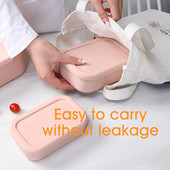 Σιλικόνη Bento Boxes Δοχείο γεύματος, YONGHAO Αδιάβροχο Δοχείο γεύματος, Χωρίς BPA, Πλυντήριο πιάτων