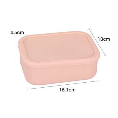 Σιλικόνη Bento Boxes Δοχείο γεύματος, YONGHAO Αδιάβροχο Δοχείο γεύματος, Χωρίς BPA, Πλυντήριο πιάτων