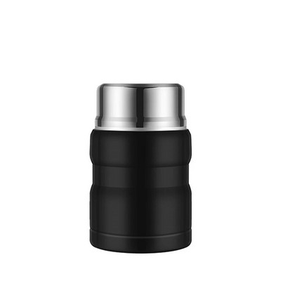 Izoliacinė pietų dėžutės sriuba su šaukštu nerūdijančio plieno indeliais termopuodelis termo puodelis 500 ml 750 ml vakuuminės kolbos Thermosbeker