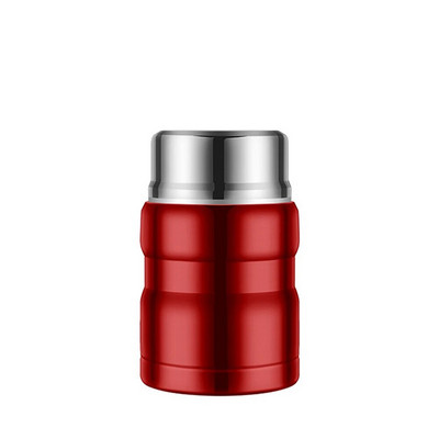 Izoliacinė pietų dėžutės sriuba su šaukštu nerūdijančio plieno indeliais termopuodelis termo puodelis 500 ml 750 ml vakuuminės kolbos Thermosbeker