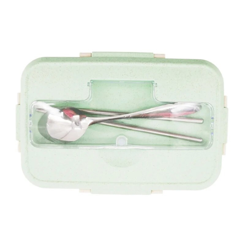 Mikrolaineahi lõunakast nisuõlgedest sööginõud toidu säilituskonteiner lapsed lapsed koolikontor kaasaskantav bentokarbiga lõunakott