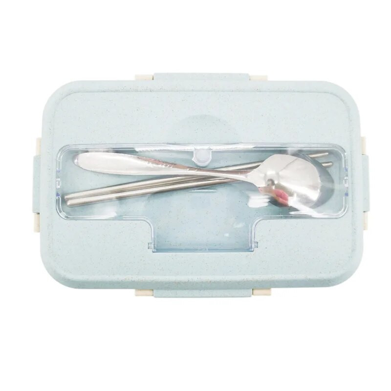 Mikrolaineahi lõunakast nisuõlgedest sööginõud toidu säilituskonteiner lapsed lapsed koolikontor kaasaskantav bentokarbiga lõunakott