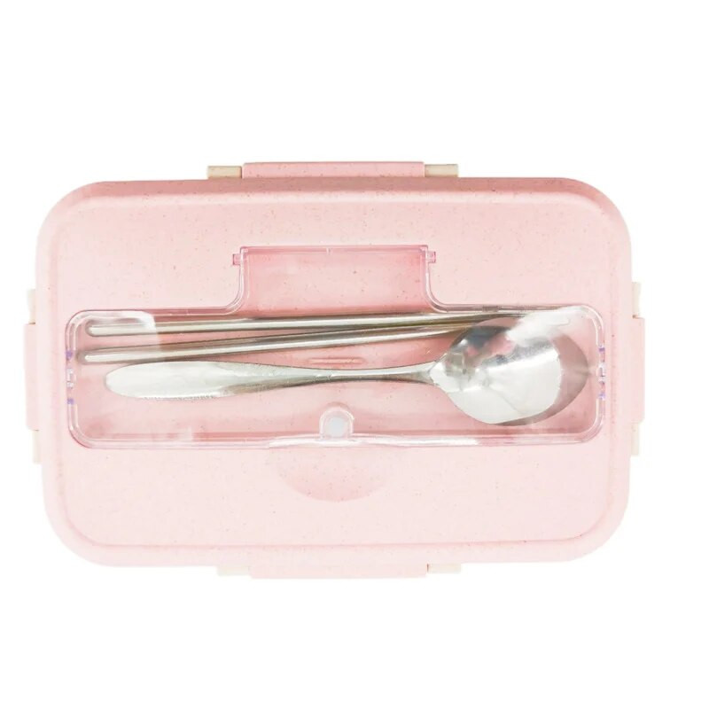 Mikrolaineahi lõunakast nisuõlgedest sööginõud toidu säilituskonteiner lapsed lapsed koolikontor kaasaskantav bentokarbiga lõunakott