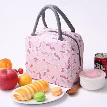 Φορητή τσάντα ψυγείου Ice Pack Κουτί μεσημεριανού γεύματος Μονωτικό Πακέτο μονωμένες θερμικές τσάντες για πικνίκ Θήκη για γυναίκες Παιδική τσάντα