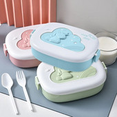 Armas söögikarp lastele Sektsioonid Mikrolaineahi Bento Lõunakast Lastele Lastekool Õues Kämping Pikniku Toidukonteiner Kaasaskantav