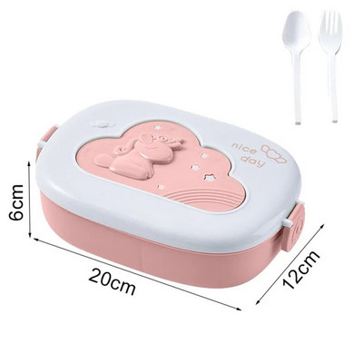 Armas söögikarp lastele Sektsioonid Mikrolaineahi Bento Lõunakast Lastele Lastekool Õues Kämping Pikniku Toidukonteiner Kaasaskantav