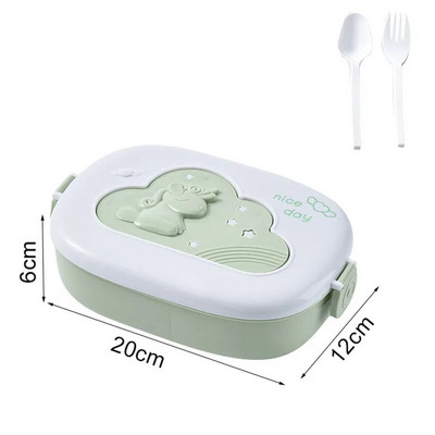 Armas söögikarp lastele Sektsioonid Mikrolaineahi Bento Lõunakast Lastele Lastekool Õues Kämping Pikniku Toidukonteiner Kaasaskantav