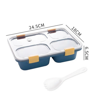 Armas söögikarp lastele Sektsioonid Mikrolaineahi Bento Lõunakast Lastele Lastekool Õues Kämping Pikniku Toidukonteiner Kaasaskantav