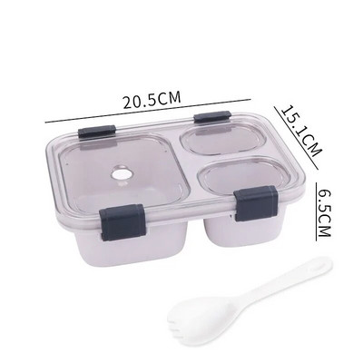 Armas söögikarp lastele Sektsioonid Mikrolaineahi Bento Lõunakast Lastele Lastekool Õues Kämping Pikniku Toidukonteiner Kaasaskantav