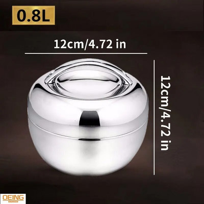 Κουτί μεσημεριανού γεύματος για παιδιά από ανοξείδωτο ατσάλι Χειρολαβή δοχείου φαγητού που συγκρατεί θερμότητα θερμομονωτικό μπολ Φορητό κουτί πικνίκ Bento