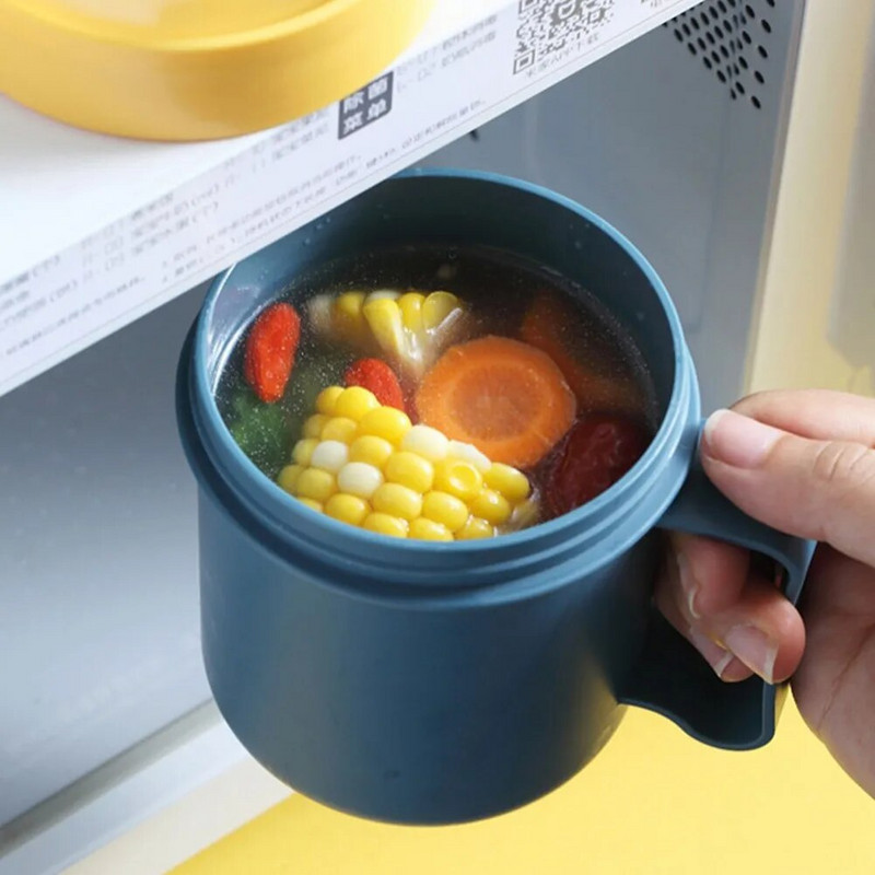 500 ml piena termosa pudele ar karoti plastmasas brokastu pārtikas burkas trauks ar vāku un rokturi, aiztaisāmo krūzi var sildīt mikroviļņu krāsnī