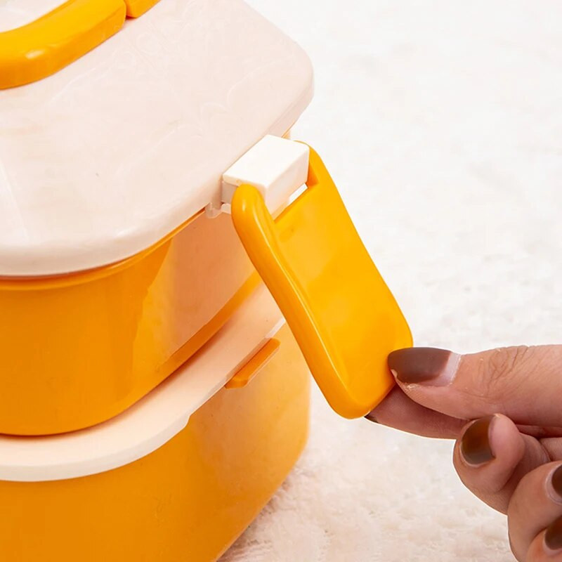 Jaapani stiilis Kawaii Bento kast tüdrukutele koolilastele pikniku lõunasöögikarp koos sektsioonidega mikrolaineahju toidu säilituskonteinerid