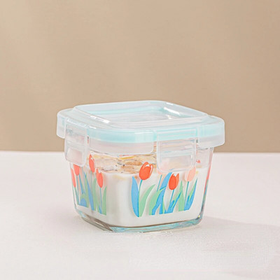 Maza, svaiga mini, svaigi uzglabājama bļoda zemeņu svaigi uzglabājama bļoda 120 ml meiteņu uzkodu kastīte Papildu pārtikas kārba Bento pusdienu kaste