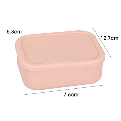 Silikoonist Bento lõunakarbi lekkekindlad keskkonnasõbralikud toidu Bento säilituskarbid, BPA-vabad, mikrolaineahjus, sügavkülmas ja nõudepesumasinas pestavad