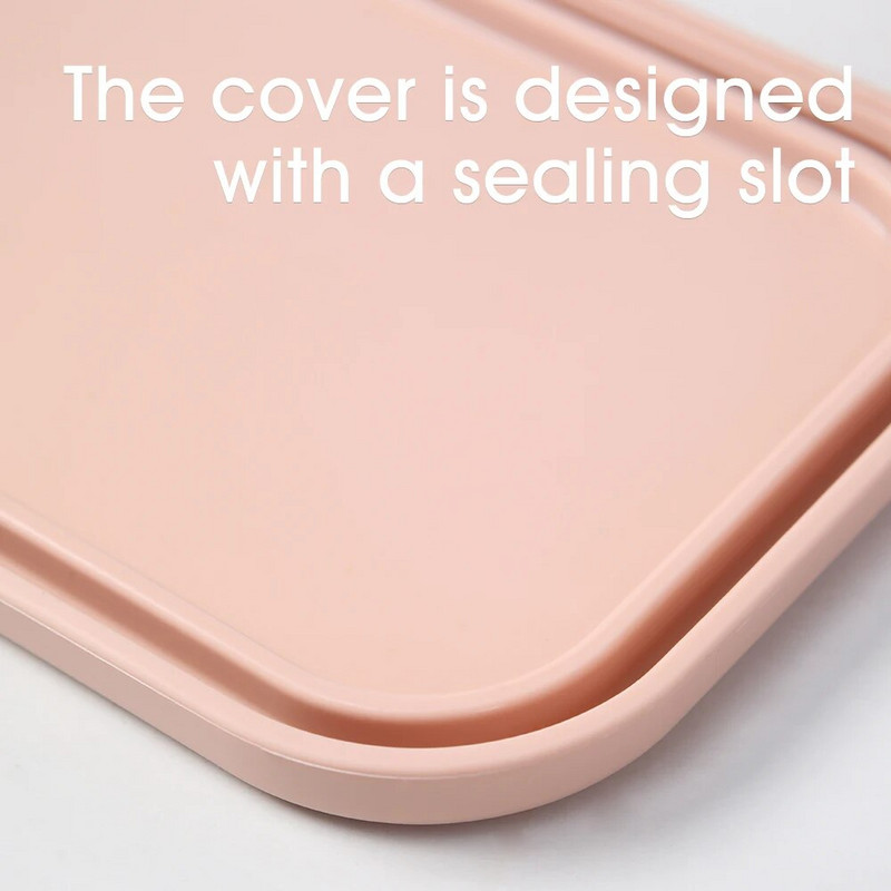 Silikoonist Bento lõunakarbi lekkekindlad keskkonnasõbralikud toidu Bento säilituskarbid, BPA-vabad, mikrolaineahjus, sügavkülmas ja nõudepesumasinas pestavad