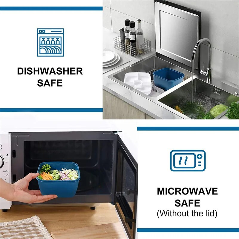 Pārnēsājams salātu pusdienu trauks salātu bļoda 2 nodalījumi ar lielām bento kastēm salātu bļodas pusdienu kastes pusdienu trauks pārtikai