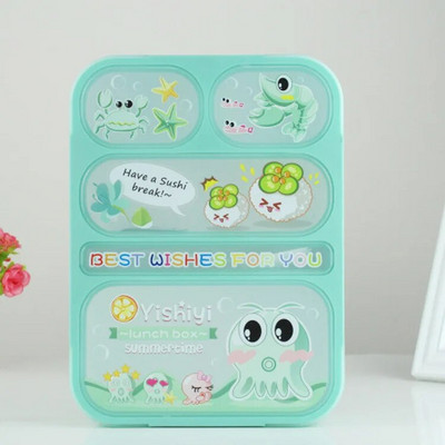 Dječja kutija za ručak Posuđe velikog kapaciteta Posuda za hranu Putovanja Planinarenje Kampiranje Ured Škola Nepropusna prijenosna Bento kutija 1000 ml