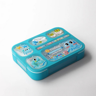 Dječja kutija za ručak Posuđe velikog kapaciteta Posuda za hranu Putovanja Planinarenje Kampiranje Ured Škola Nepropusna prijenosna Bento kutija 1000 ml