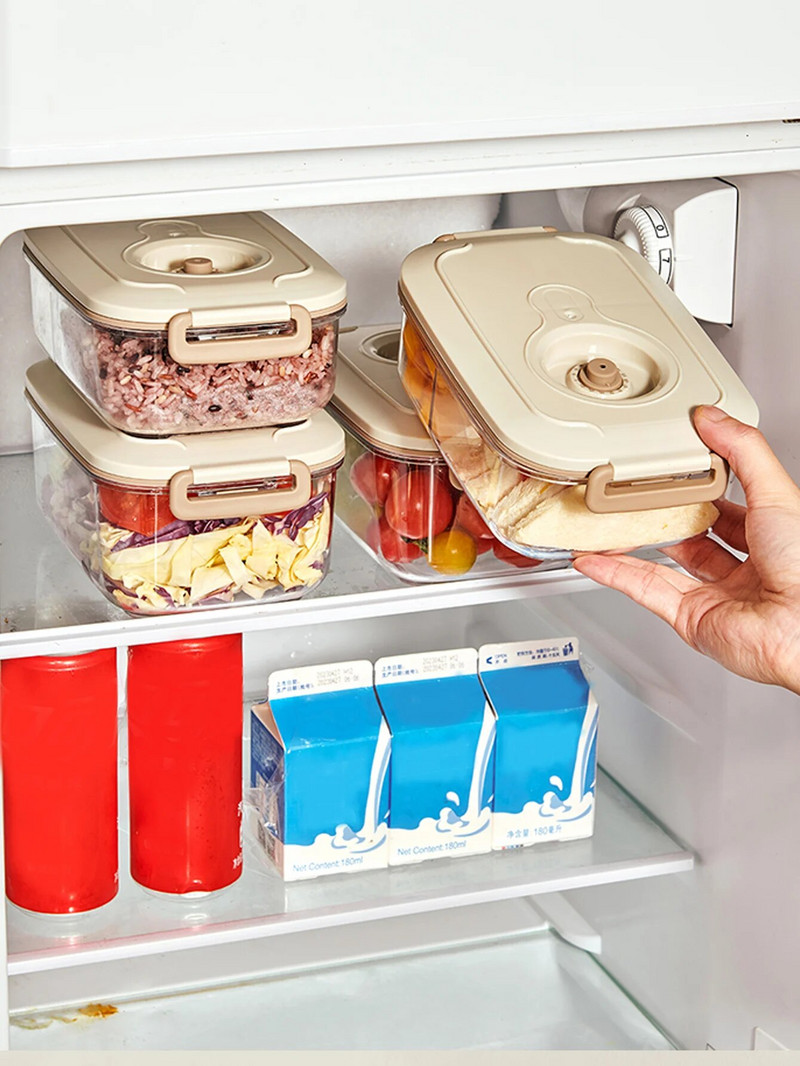 WORTHBUY läbipaistev plastikust lõunakarp lastele õpilastele kaasaskantavad vaakumkinnitusega Bento Box puuviljatoidu mahutid